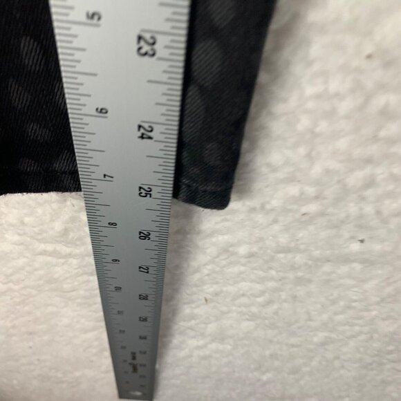 Good American Good Legs Crop Skinny Jeans Black Leopard Print Size 4 / 27 9035‎ - Picture 7 of 13